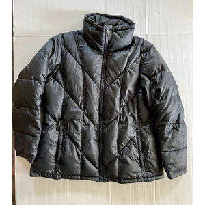Columbia Jacket Women’s 1X Down Filled Puffer Omni Shield Outdoor Winter Black